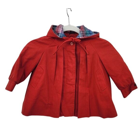 Vintage Girls London Fog Adorable Fleece‎ Lined Size 2 2T - Picture 1 of 13